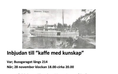 Kaffe med Kunskap 28 november: Utveckling i Läppe